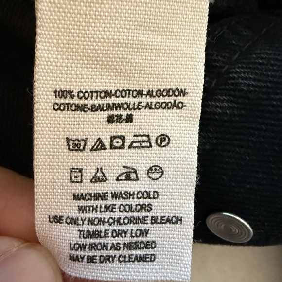 Free People Distressed Black Denim Jacket with Grey Knit Sleeves & Hood in XS - Picture 12 of 12